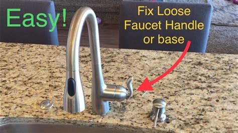 moen single handle kitchen faucet loose|Moen Kitchen Faucet Handle Loose: Step